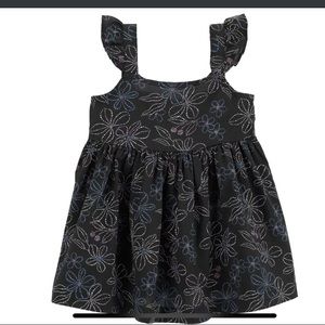 NWT Carters floral flutter dress 6m